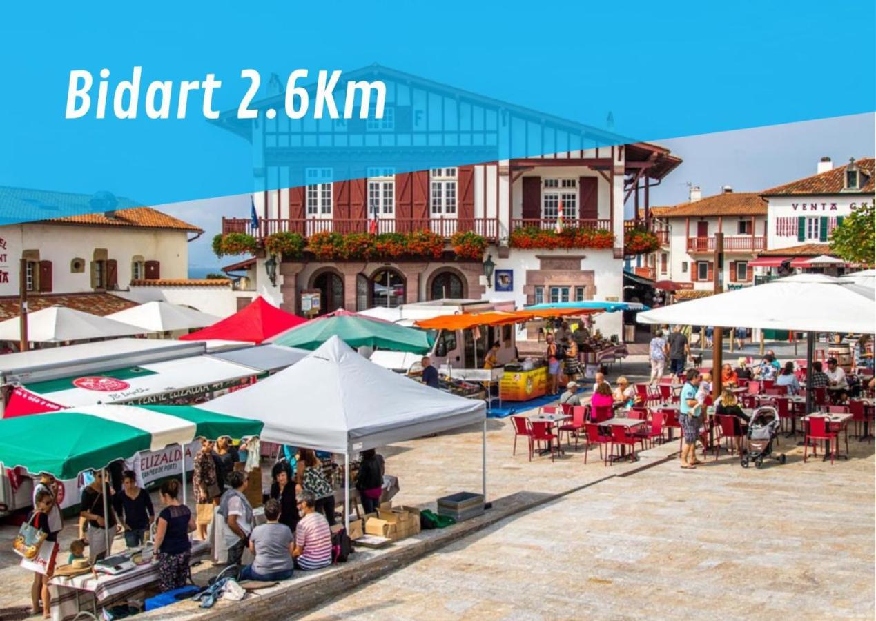 Bidarteko Paradisua Proche Plage, Golf, Parking Экстерьер фото